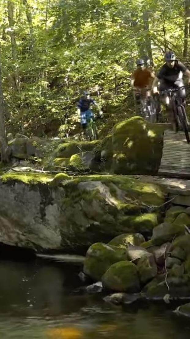 Mountain biking in Québec City