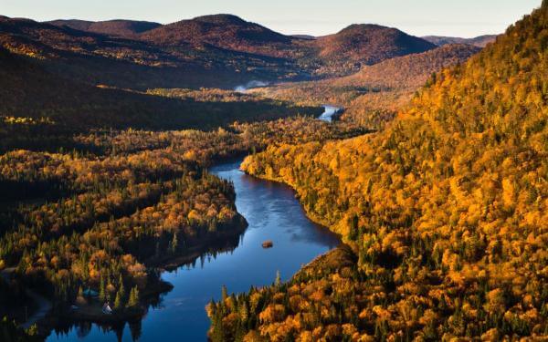 Parc national jacques cartier automne