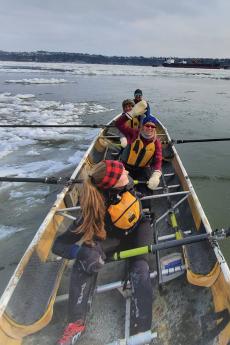 Ice Canoeing Experience - Paddle!
