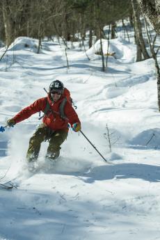 Backcountry skiing