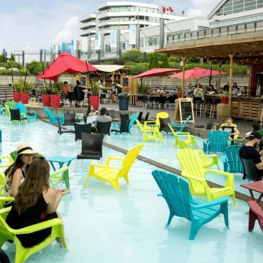 Cour arriere du Festibiere