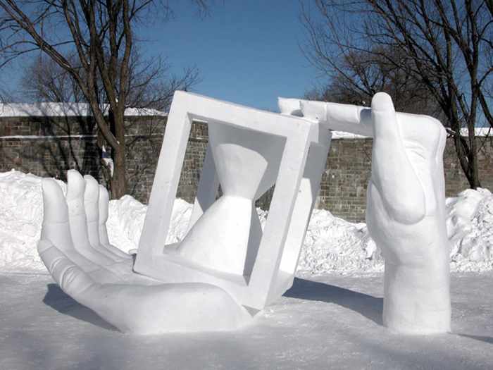 Snow sculpture | Credit:  Mathieu Plante