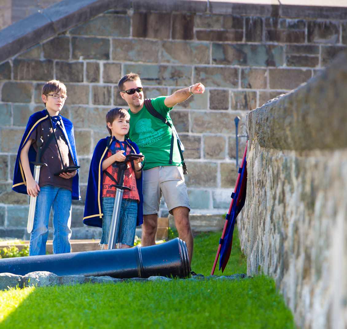 Lieu historique national des Fortifications-de-Québec | Crédit :  Parcs Canada