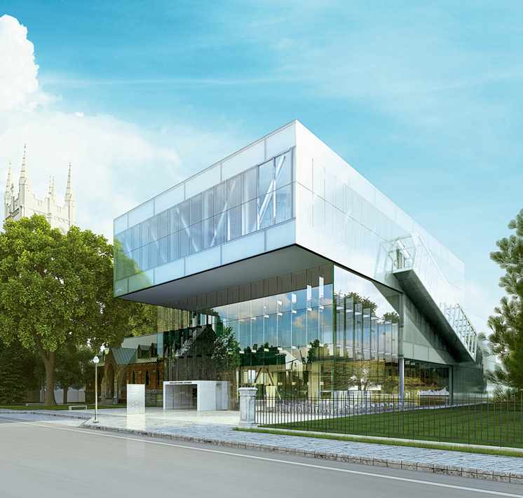 Nouveau pavillon du Musée national des beaux-arts du Québec | Crédit :  MNBAQ